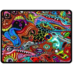 Vector Art Pattern Fleece Blanket (large)  by BangZart