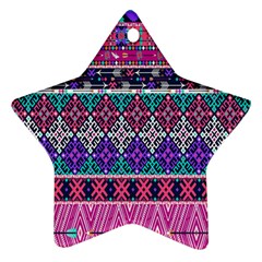 Tribal Seamless Aztec Pattern Ornament (star) by BangZart