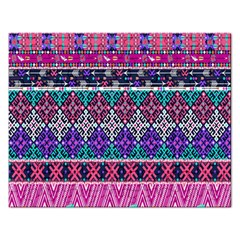 Tribal Seamless Aztec Pattern Rectangular Jigsaw Puzzl by BangZart