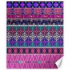 Tribal Seamless Aztec Pattern Canvas 8  X 10  by BangZart