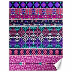 Tribal Seamless Aztec Pattern Canvas 12  X 16   by BangZart