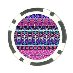 Tribal Seamless Aztec Pattern Poker Chip Card Guard by BangZart