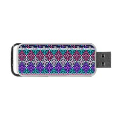 Tribal Seamless Aztec Pattern Portable Usb Flash (one Side) by BangZart