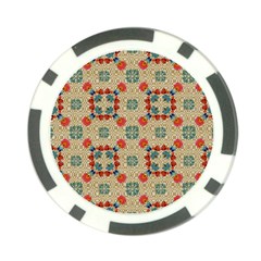 Traditional Scandinavian Pattern Poker Chip Card Guard by BangZart