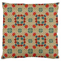 Traditional Scandinavian Pattern Large Cushion Case (one Side) by BangZart