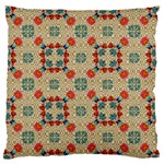 Traditional Scandinavian Pattern Large Flano Cushion Case (Two Sides) Front