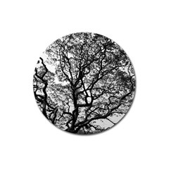 Tree Fractal Magnet 3  (round) by BangZart