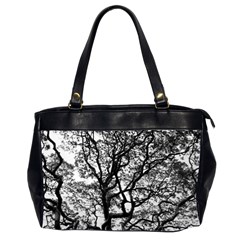 Tree Fractal Office Handbags (2 Sides)  by BangZart