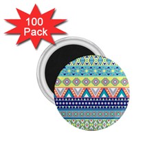 Tribal Print 1 75  Magnets (100 Pack)  by BangZart