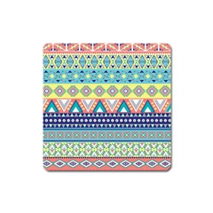 Tribal Print Square Magnet by BangZart