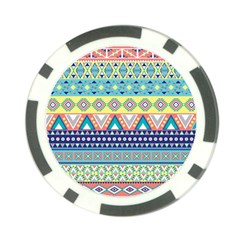 Tribal Print Poker Chip Card Guard by BangZart