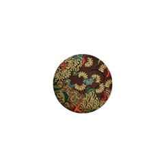 Traditional Batik Art Pattern 1  Mini Buttons by BangZart