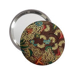 Traditional Batik Art Pattern 2 25  Handbag Mirrors by BangZart