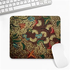 Traditional Batik Art Pattern Large Mousepads by BangZart