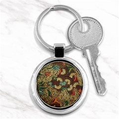 Traditional Batik Art Pattern Key Chains (round)  by BangZart