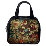 Traditional Batik Art Pattern Classic Handbags (2 Sides) Back