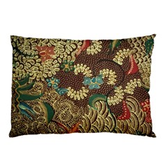 Traditional Batik Art Pattern Pillow Case by BangZart