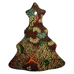 Traditional Batik Art Pattern Ornament (christmas Tree) 