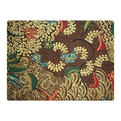 Traditional Batik Art Pattern Double Sided Flano Blanket (mini)  by BangZart