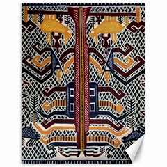 Traditional Batik Indonesia Pattern Canvas 12  X 16   by BangZart