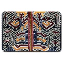 Traditional Batik Indonesia Pattern Large Doormat  by BangZart