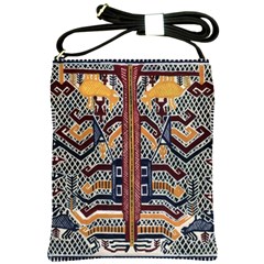 Traditional Batik Indonesia Pattern Shoulder Sling Bags by BangZart