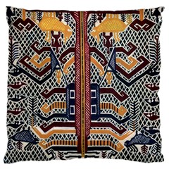 Traditional Batik Indonesia Pattern Large Cushion Case (two Sides) by BangZart