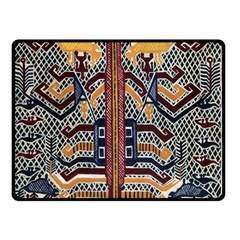 Traditional Batik Indonesia Pattern Double Sided Fleece Blanket (small)  by BangZart