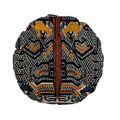 Traditional Batik Indonesia Pattern Standard 15  Premium Flano Round Cushions by BangZart