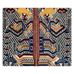 Traditional Batik Indonesia Pattern Double Sided Flano Blanket (small)  by BangZart