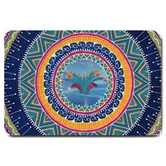 Traditional Pakistani Art Large Doormat  by BangZart