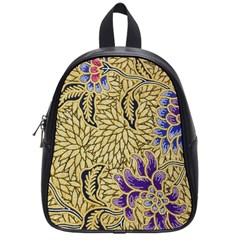 Traditional Art Batik Pattern School Bags (small)  by BangZart