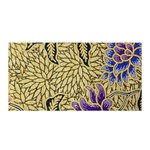 Traditional Art Batik Pattern Satin Wrap Front