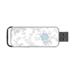 Traditional Art Batik Flower Pattern Portable Usb Flash (one Side) by BangZart