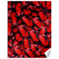 The Red Butterflies Sticking Together In The Nature Canvas 12  X 16   by BangZart