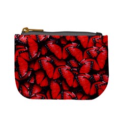 The Red Butterflies Sticking Together In The Nature Mini Coin Purses by BangZart