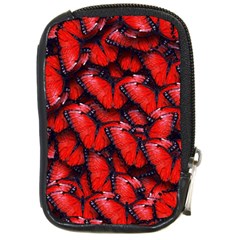 The Red Butterflies Sticking Together In The Nature Compact Camera Cases by BangZart