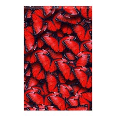 The Red Butterflies Sticking Together In The Nature Shower Curtain 48  X 72  (small)  by BangZart