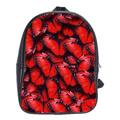 The Red Butterflies Sticking Together In The Nature School Bags (xl)  by BangZart