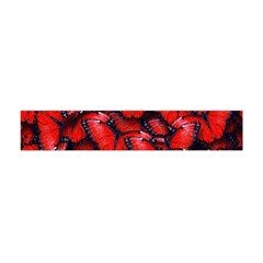 The Red Butterflies Sticking Together In The Nature Flano Scarf (mini) by BangZart