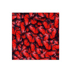 The Red Butterflies Sticking Together In The Nature Satin Bandana Scarf by BangZart