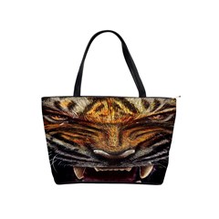 Tiger Face Shoulder Handbags by BangZart