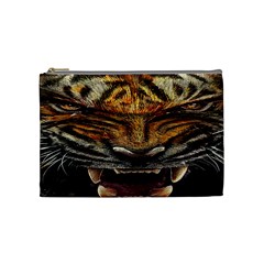 Tiger Face Cosmetic Bag (medium)  by BangZart