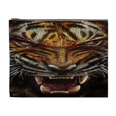 Tiger Face Cosmetic Bag (xl) by BangZart