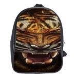 Tiger Face School Bags(Large)  Front