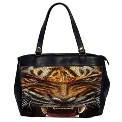 Tiger Face Office Handbags (2 Sides)  by BangZart