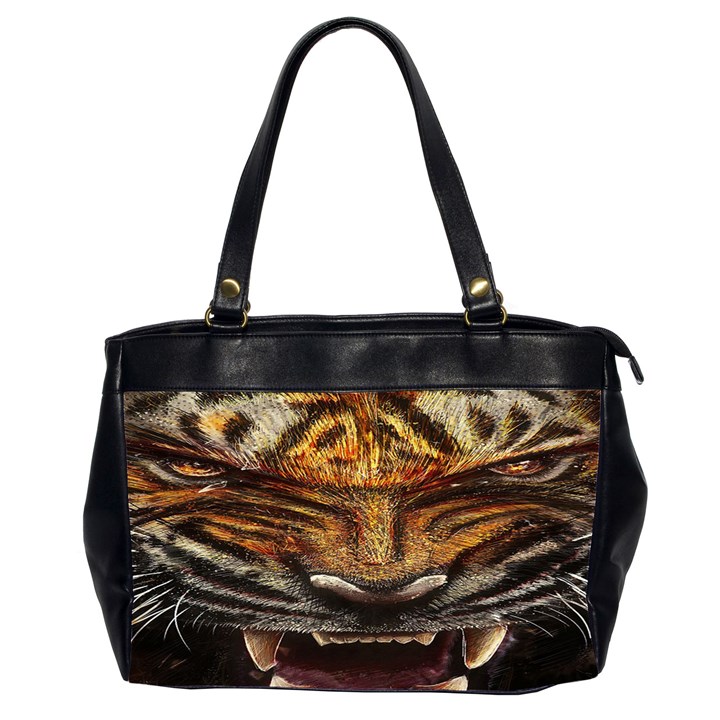 Tiger Face Office Handbags (2 Sides) 