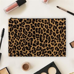 Tiger Skin Art Pattern Cosmetic Bag (large)  by BangZart