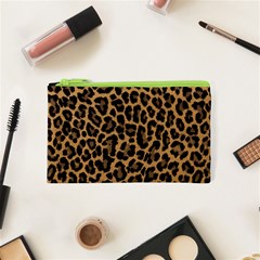 Tiger Skin Art Pattern Cosmetic Bag (xs) by BangZart