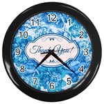 Thank You Wall Clocks (Black) Front